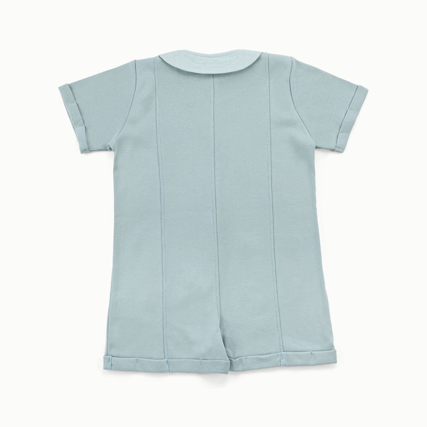 Birch Romper in Sleepy Blue