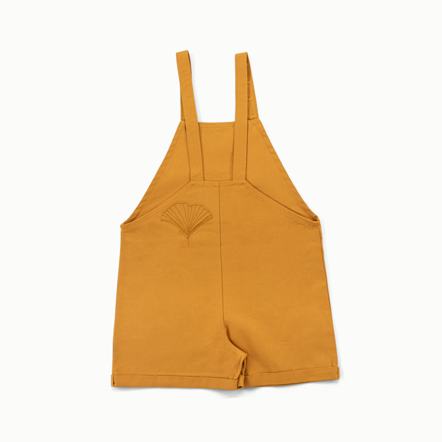 Organic Cotton Ginkgo Romper in Tassel