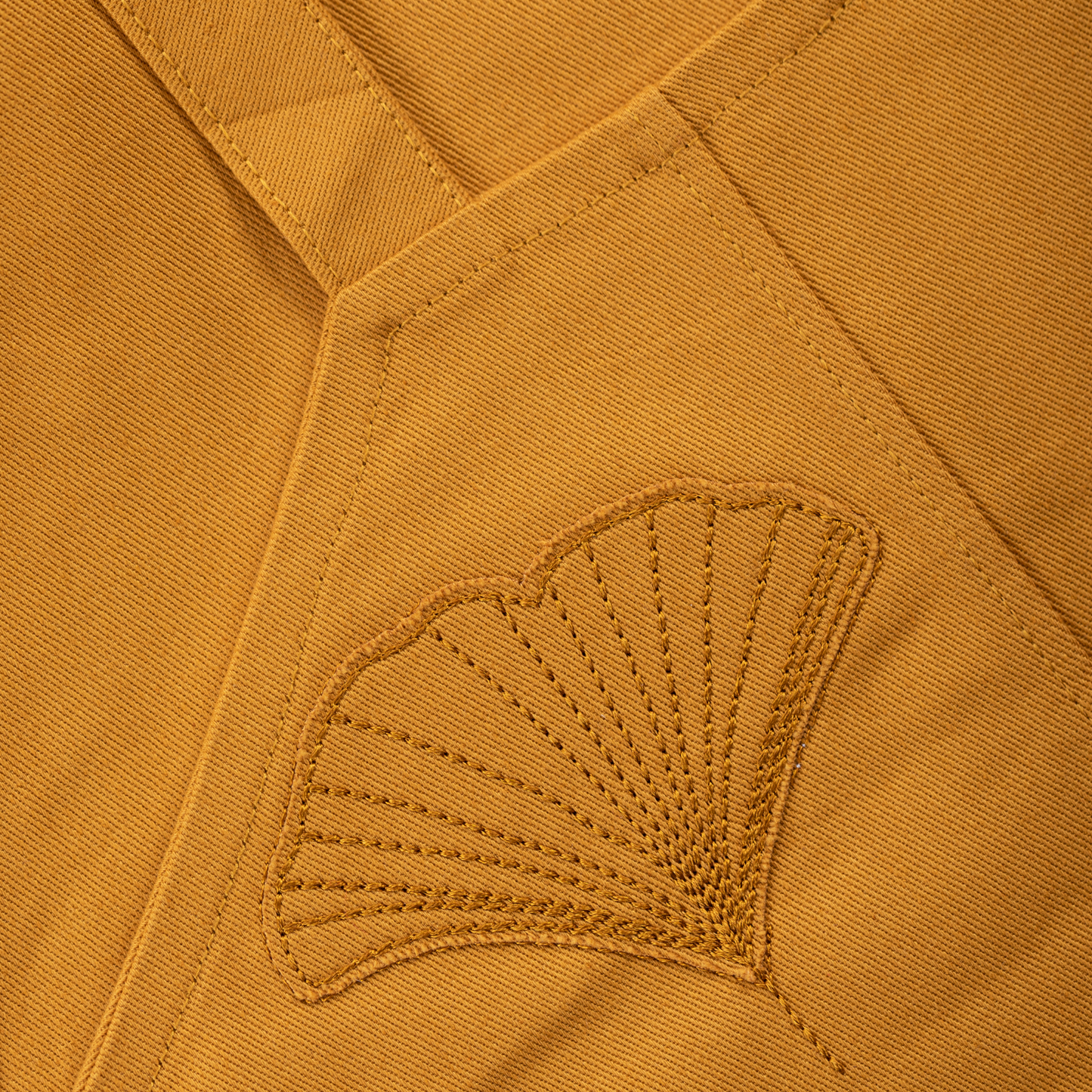 Organic Cotton Ginkgo Romper in Tassel