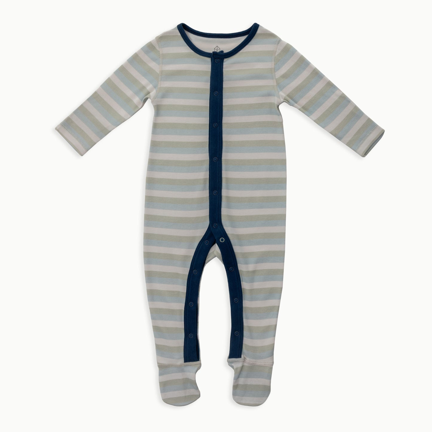 Organic Cotton Baby Sleeper, 2-Pack | Woodland + Striped
