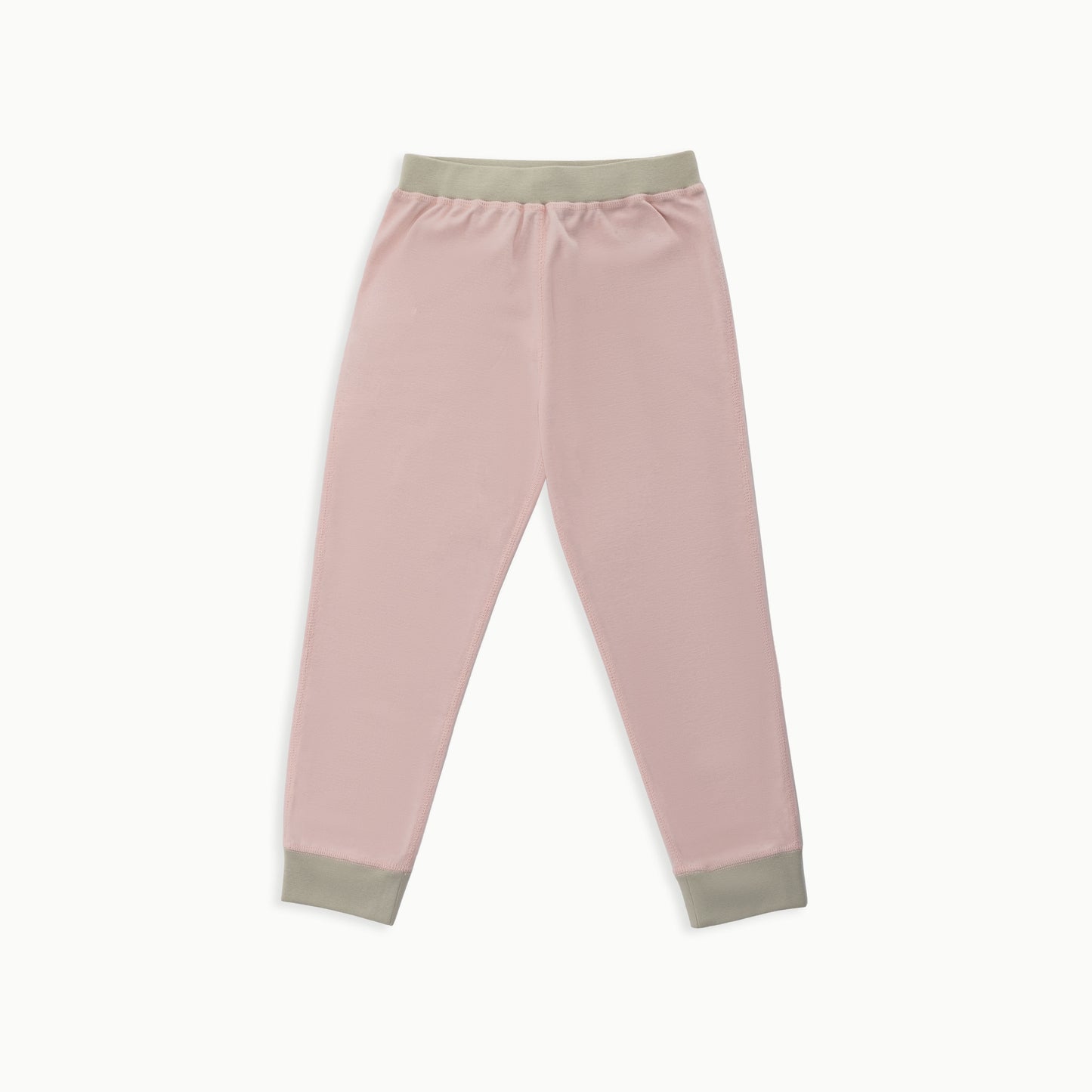 Organic Cotton Long-Sleeve Pajamas | Solid Pink