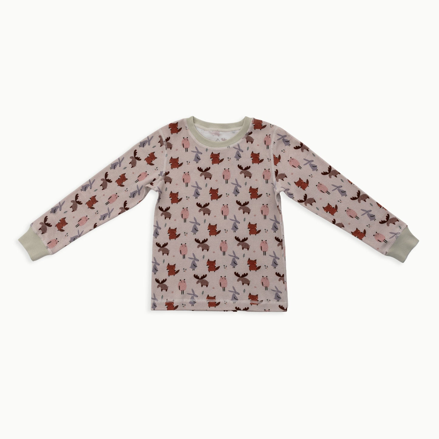 Organic Cotton Long-Sleeve Pajamas | Woodland