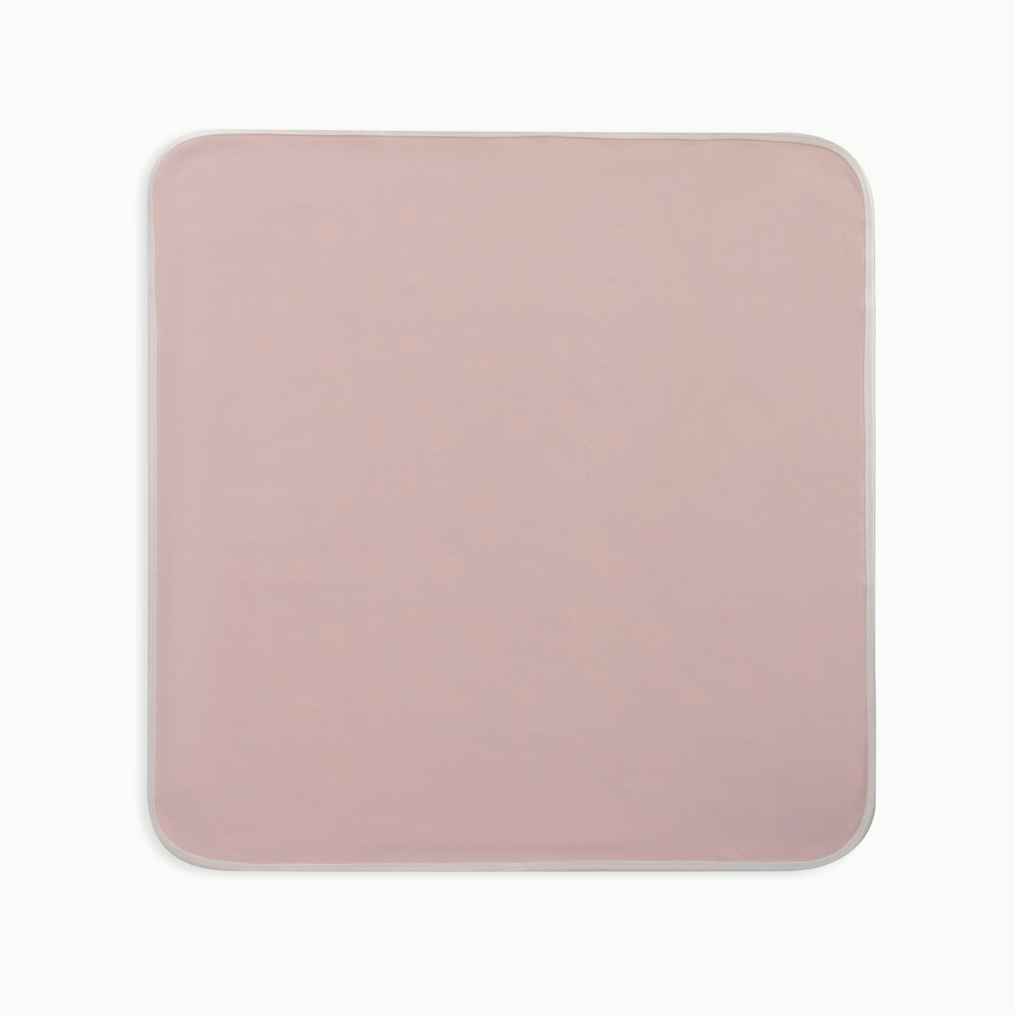 Organic Cotton Baby Double-Sided Blanket | Flowers + Solid Pink