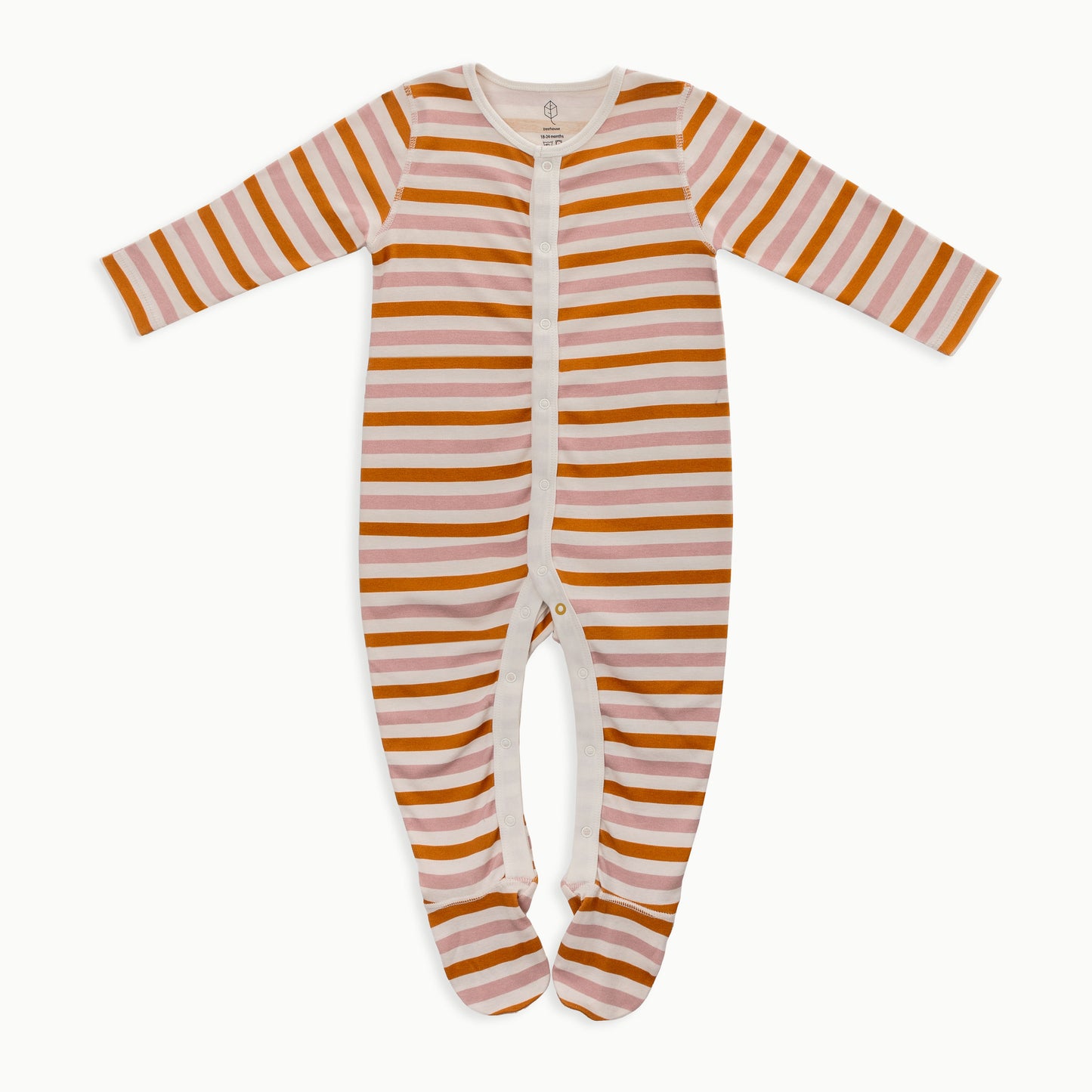 Organic Cotton Baby Sleeper, 2-Pack | Rainbow + Striped