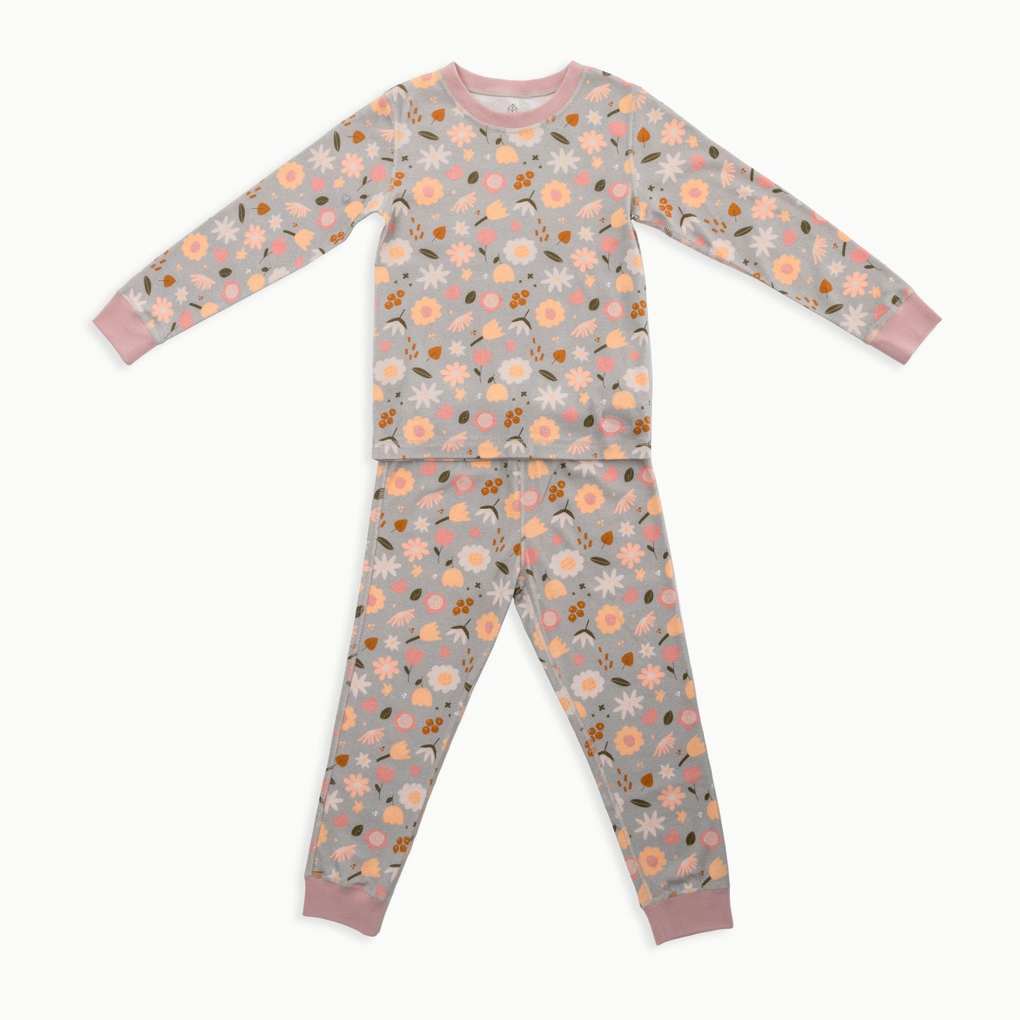 Long-Sleeve Pajamas | Flowers