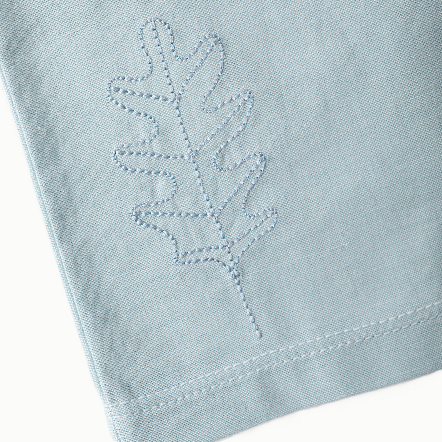 Oak Henley in Sleepy Blue