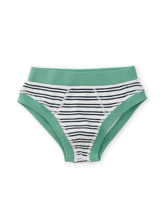 Organic Cotton Boy Briefs | Multi-pack | 5 colors | Stars & Leaves