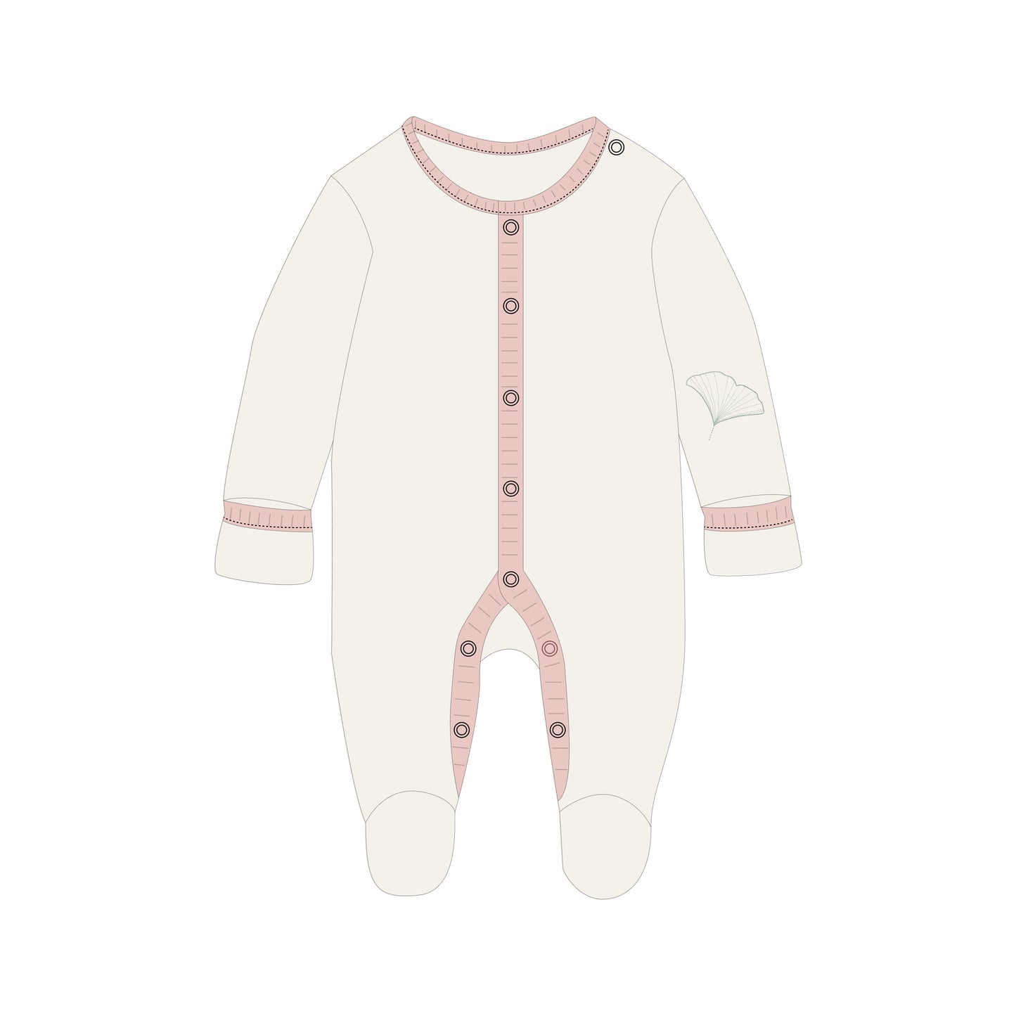 Baby Girls' Sleeper, 2-Pack | Unicorn + Solid Cream