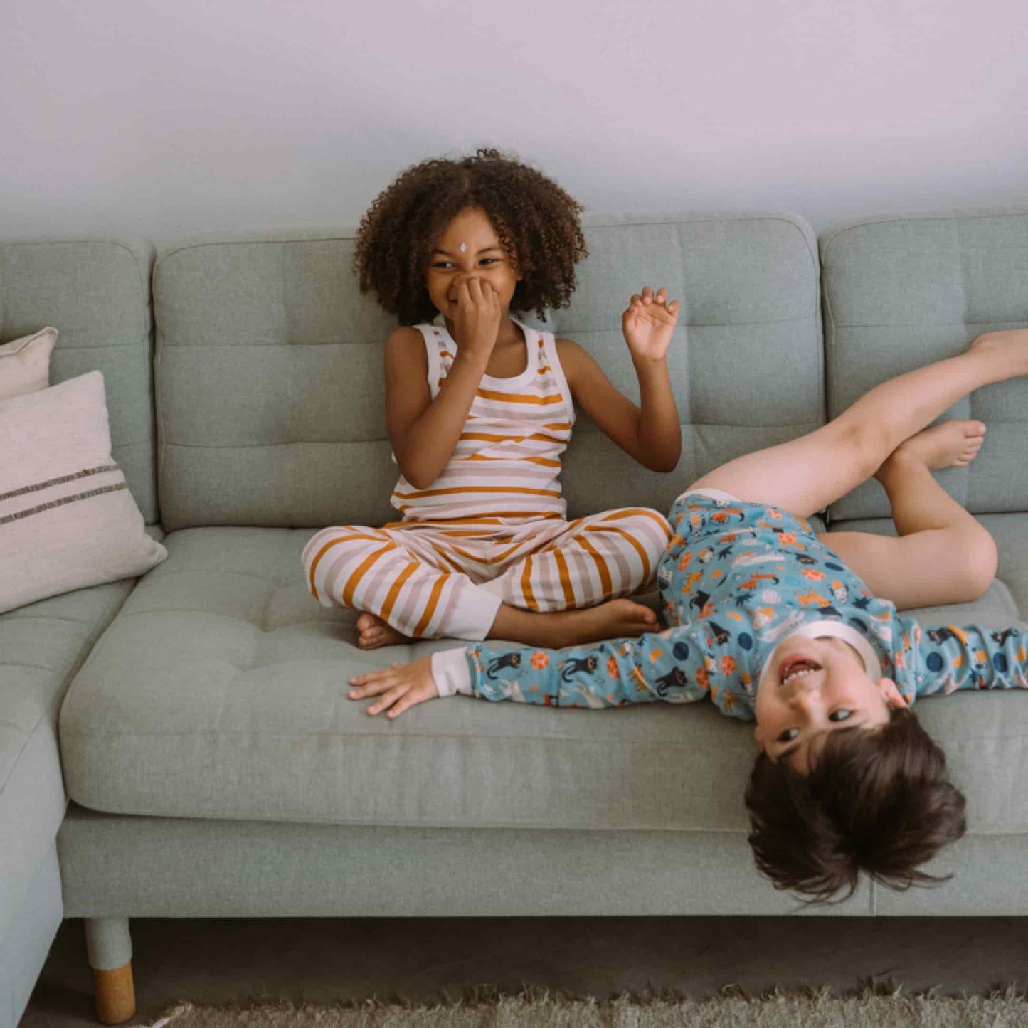 Organic Cotton Long-Sleeve Pajamas | Striped