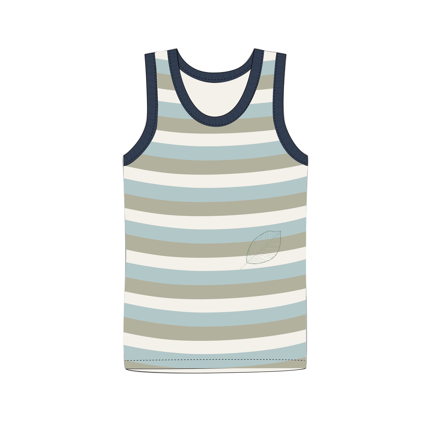 Boys' Tank, 2-Pack | Woodland + Striped