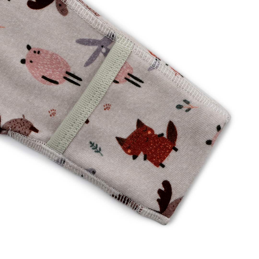 Organic Cotton Baby Sleeper, 2-Pack | Woodland + Striped