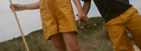 KIDS ORGANIC COTTON AND LINEN BOTTOMS
