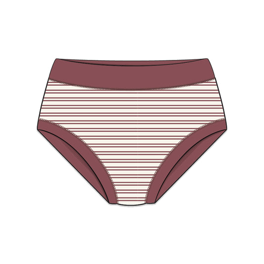PREORDER | Organic Cotton Girls' Briefs Multi-pack | 5 colors | Berry Hues
