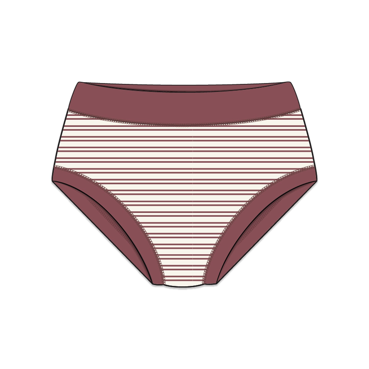 PREORDER | Organic Cotton Girls' Briefs Multi-pack | 5 colors | Berry Hues