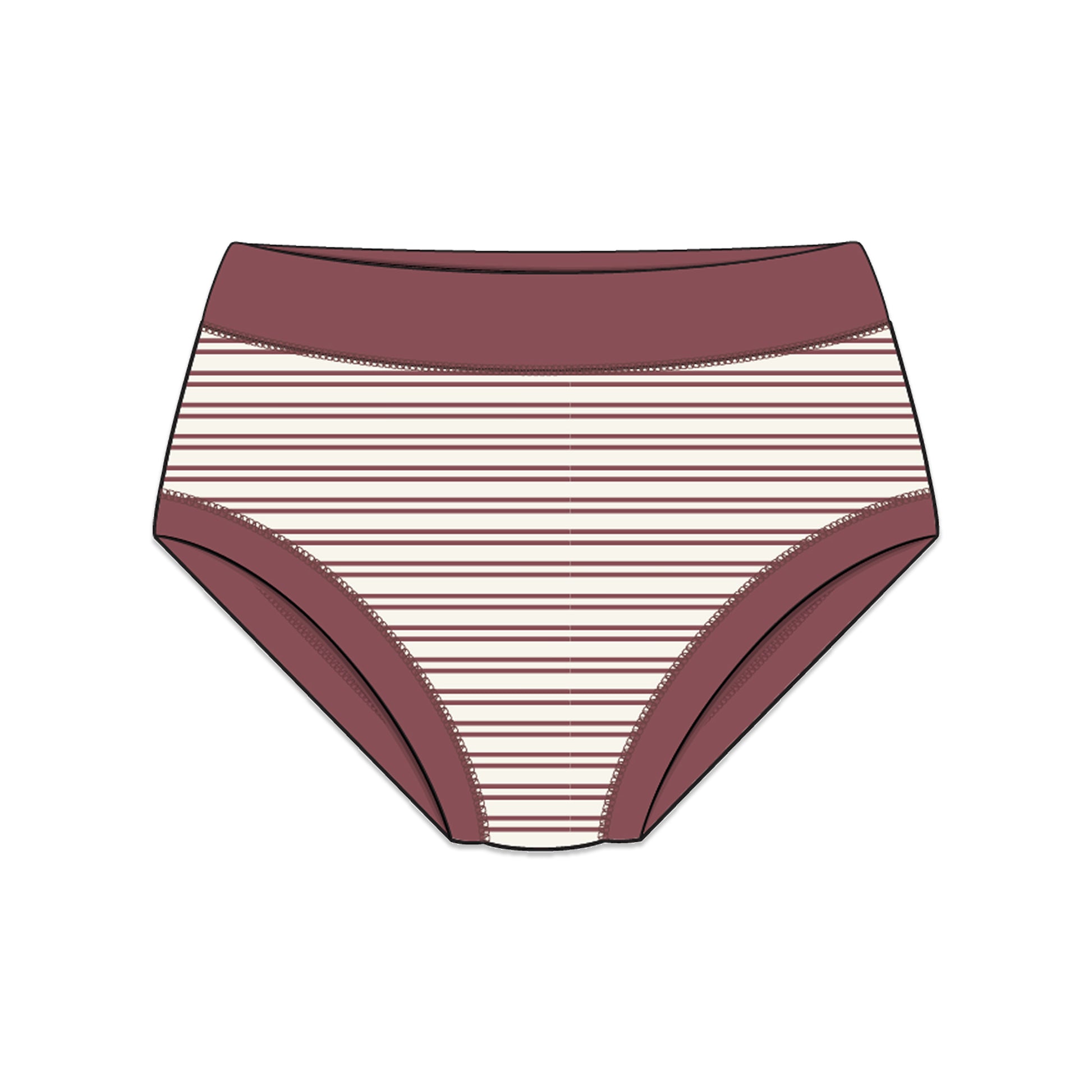 PREORDER | Organic Cotton Girls' Briefs Multi-pack | 5 colors | Berry Hues