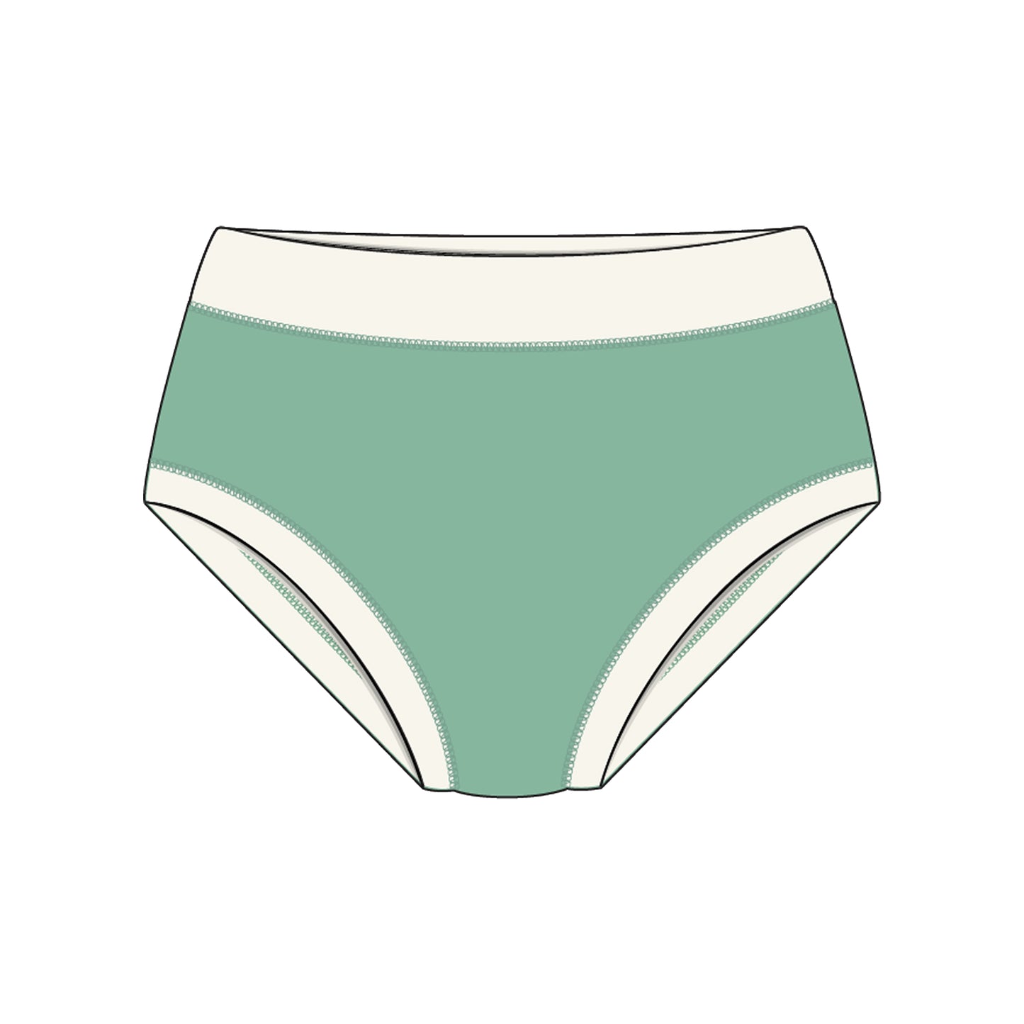 PREORDER | Organic Cotton Girls' Briefs Multi-pack | 5 colors | Leafy Hues
