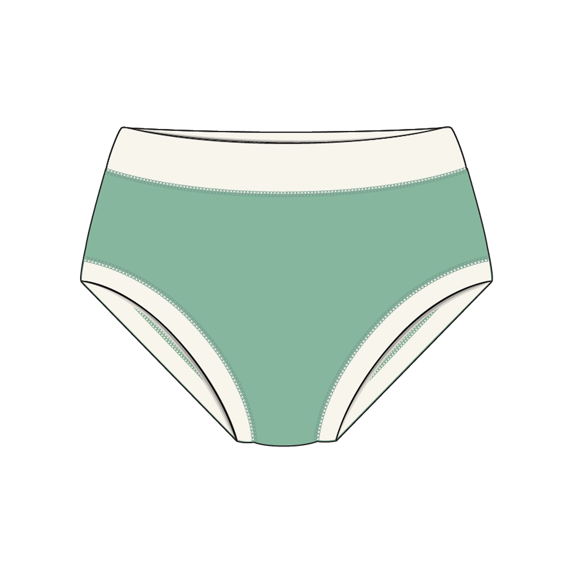 PREORDER | Organic Cotton Girls' Briefs Multi-pack | 5 colors | Leafy Hues