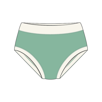 PREORDER | Organic Cotton Girls' Briefs Multi-pack | 5 colors | Leafy Hues