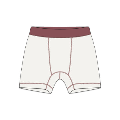 PREORDER | Organic Cotton Boy Boxer Briefs | Multi-pack | 5 colors | Berry & Mustard Hues