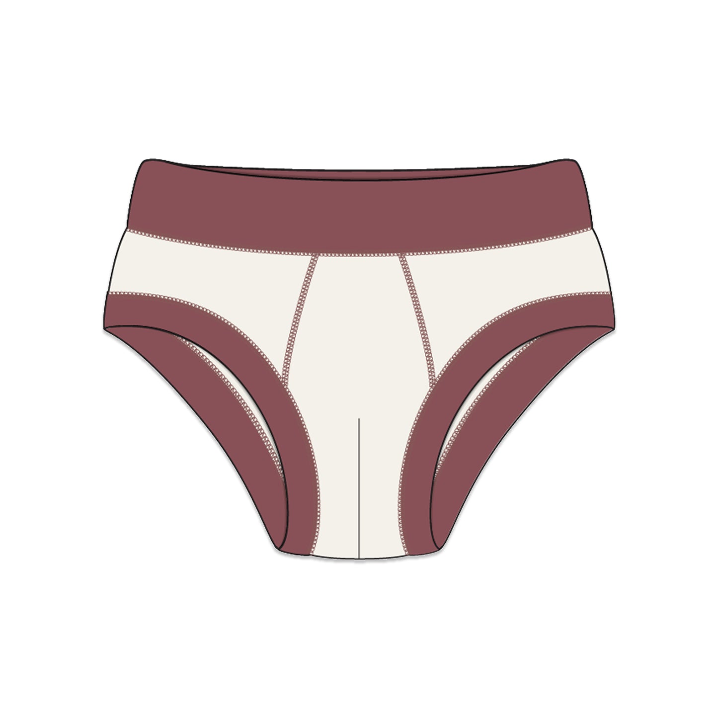 PREORDER | Organic Cotton Boy Briefs | Multi-pack | 5 colors | Berry Hues