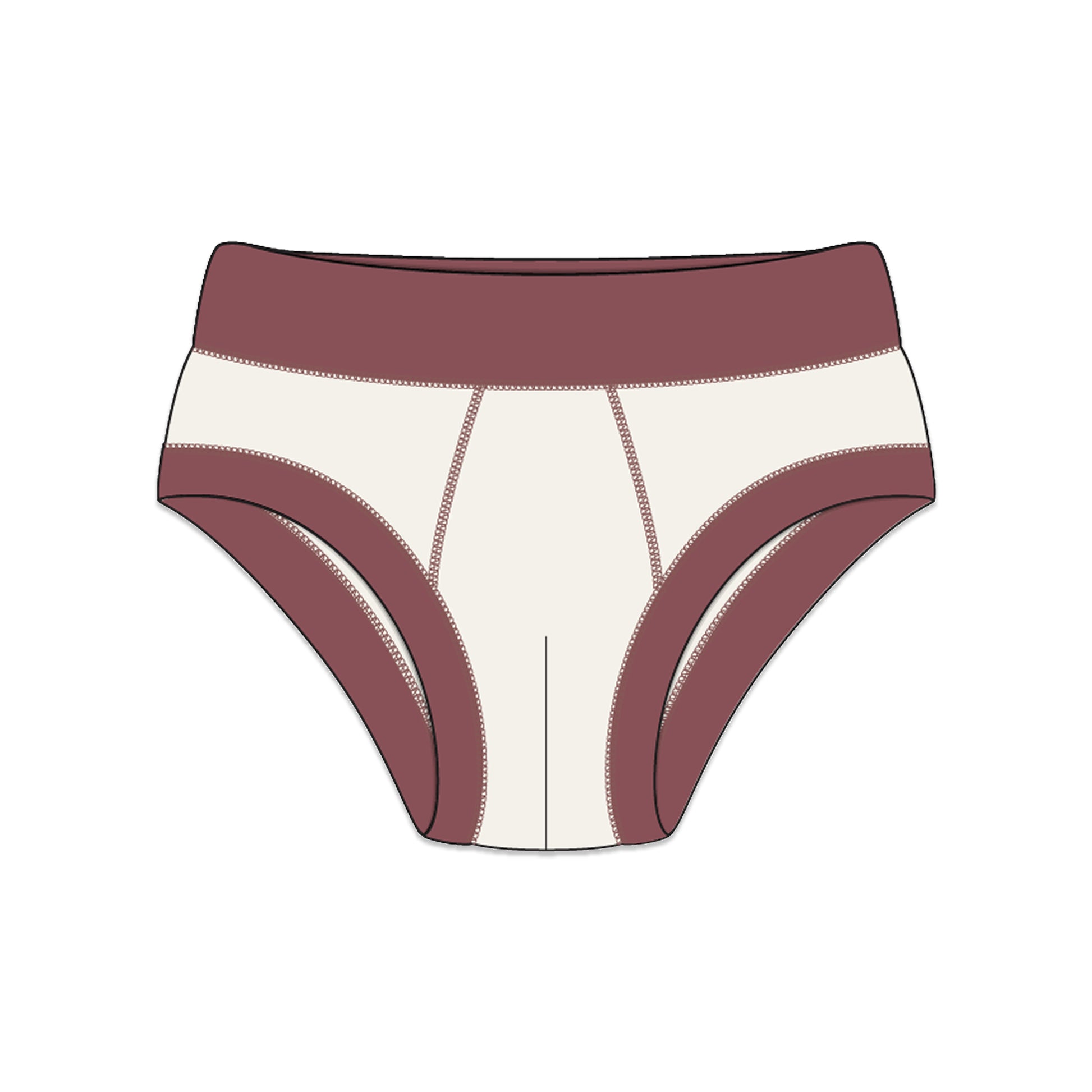 PREORDER | Organic Cotton Boy Briefs | Multi-pack | 5 colors | Berry Hues