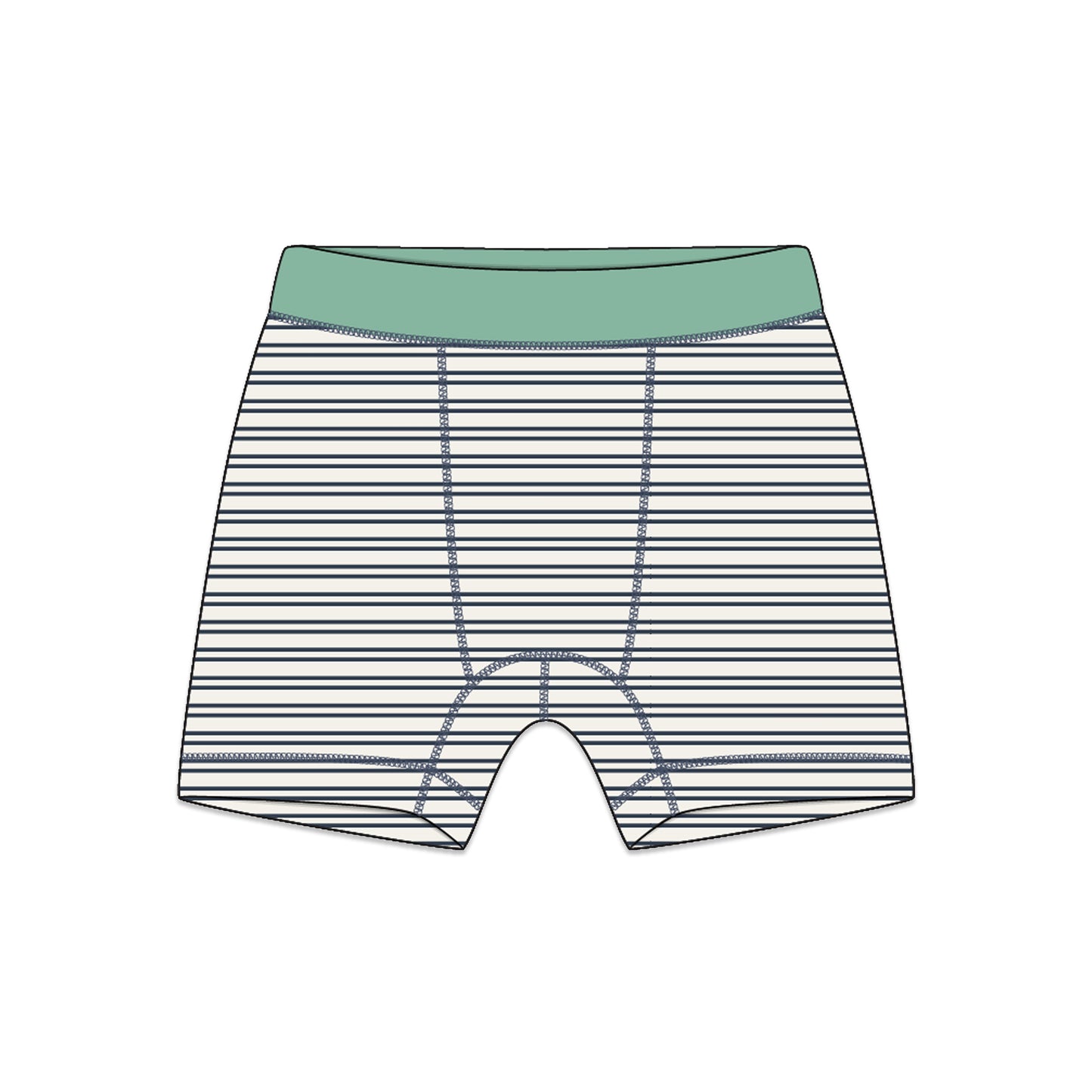 PREORDER | Organic Cotton Boy Boxer Briefs | Multi-pack | 5 colors | Stars & Leaves