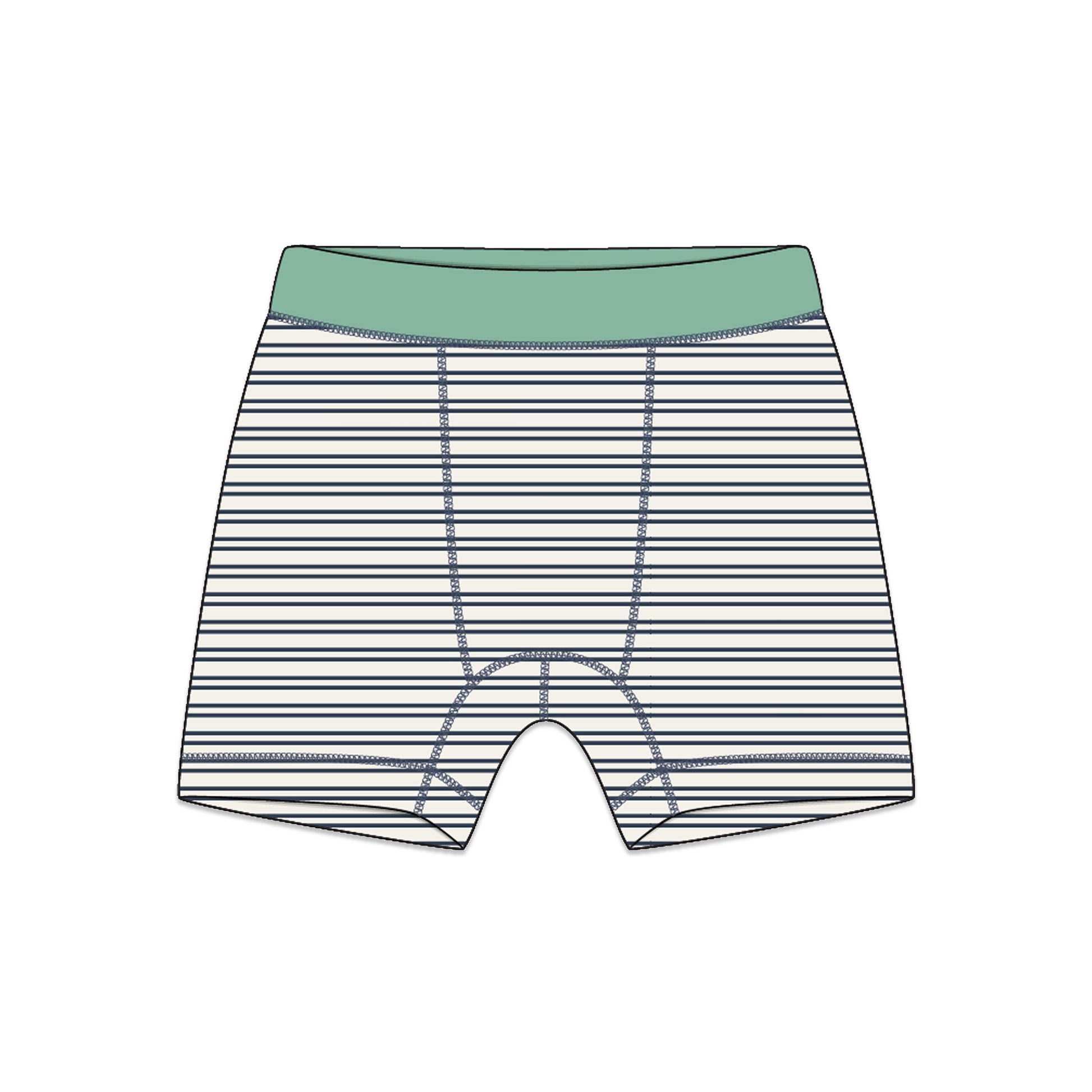 PREORDER | Organic Cotton Boy Boxer Briefs | Multi-pack | 5 colors | Stars & Leaves