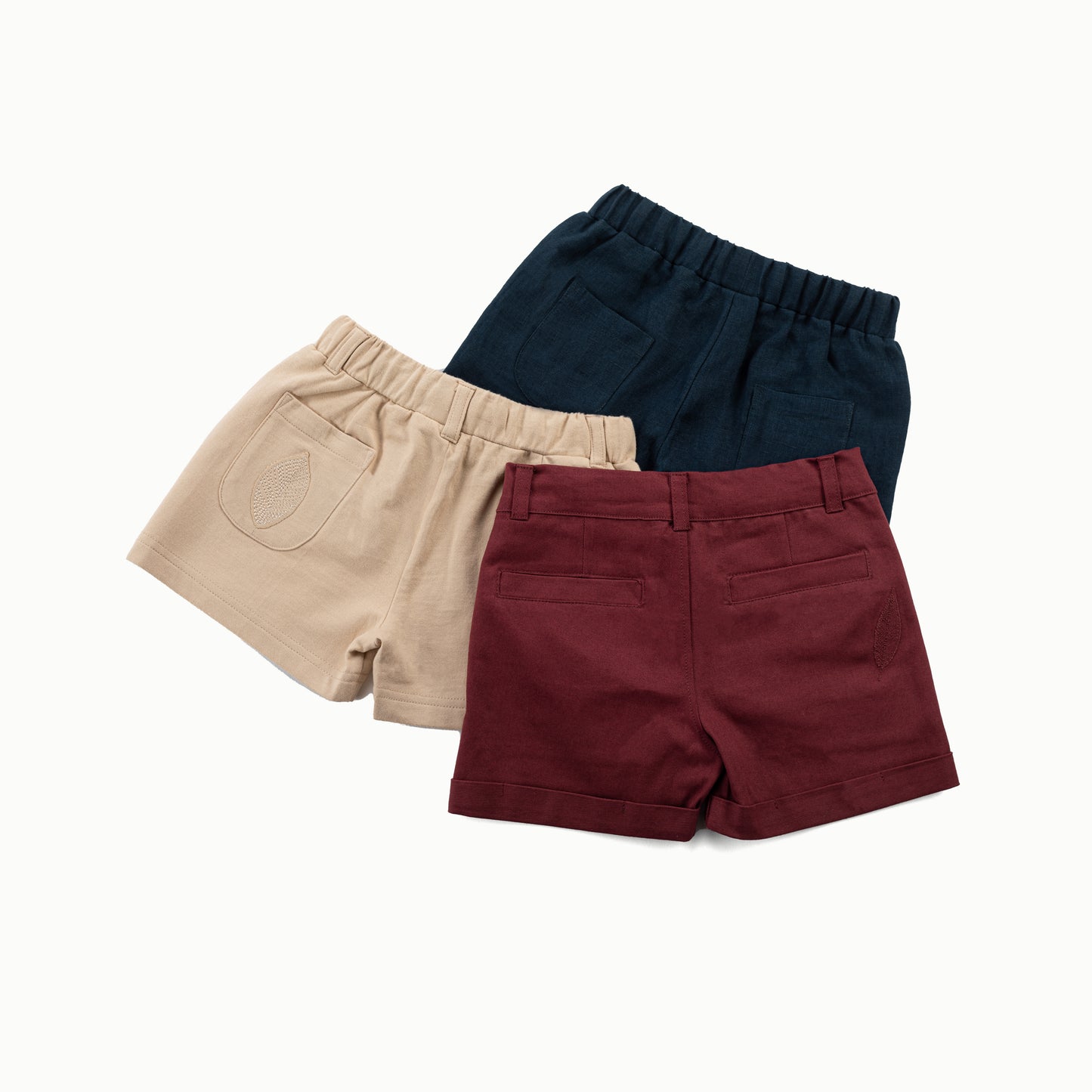 Organic Cotton & Linen Essential Shorts (Bundle of 3)