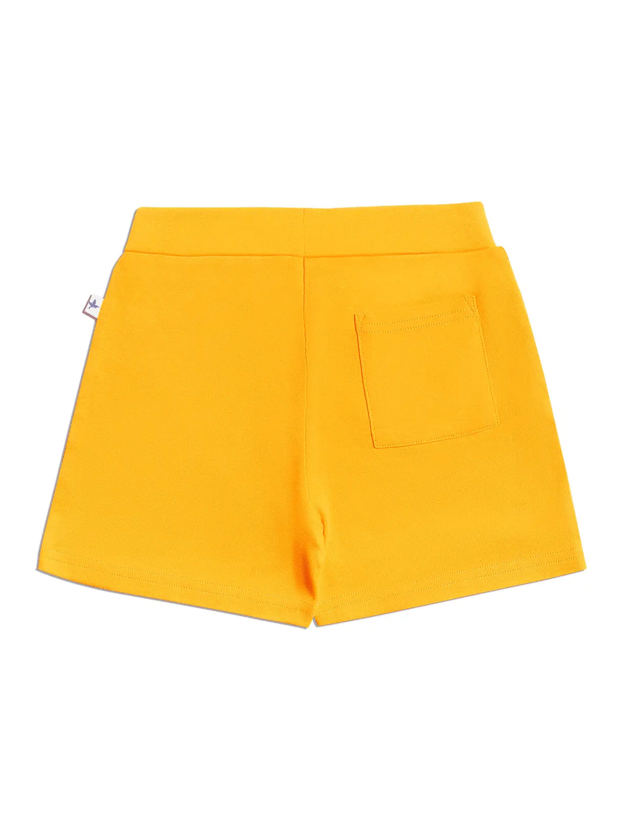 Leela Cotton Organic Cotton Pull On Short in Yellow