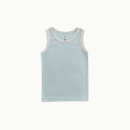 Tank, 2-Pack | Space Cat + Solid Blue