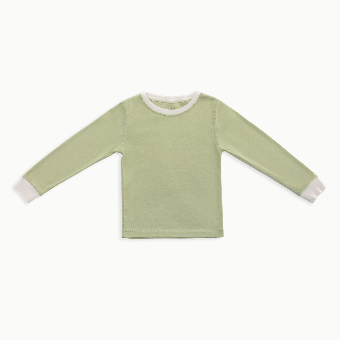 Long-Sleeve Pajamas | Solid Green