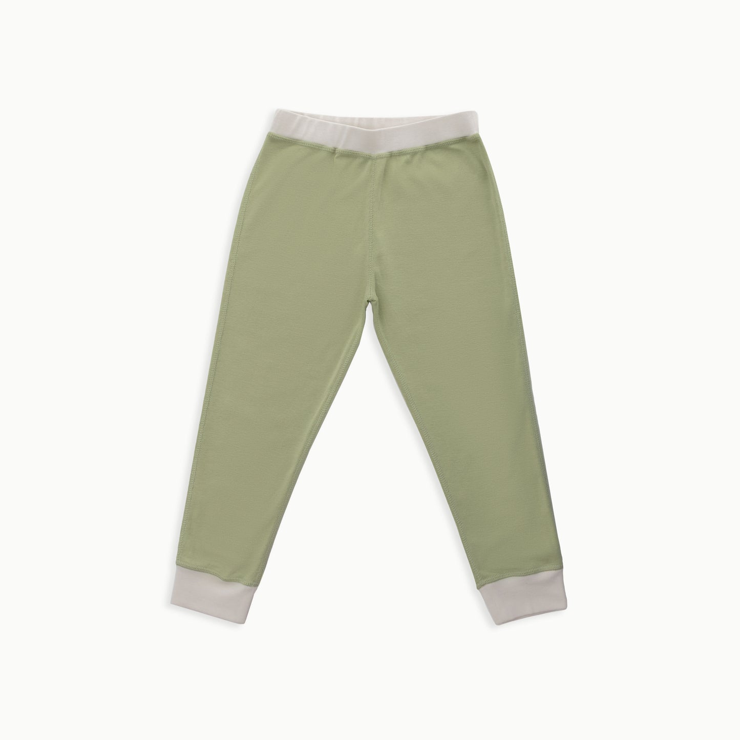 Long-Sleeve Pajamas | Solid Green
