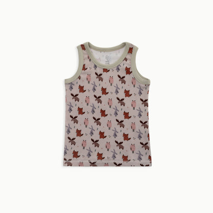 Organic Cotton Tank, 2-Pack | Woodland + Striped