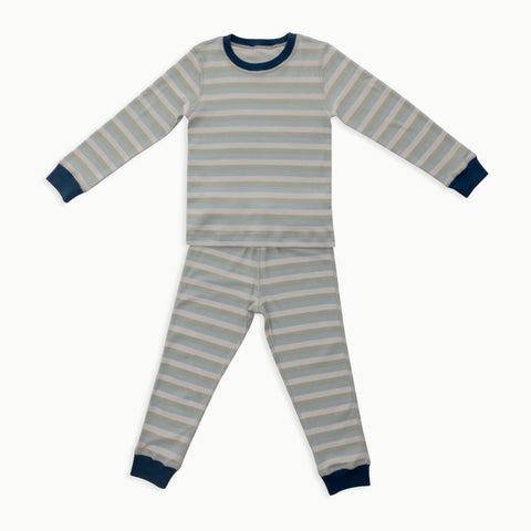 Organic Cotton Long-Sleeve Pajamas | Striped
