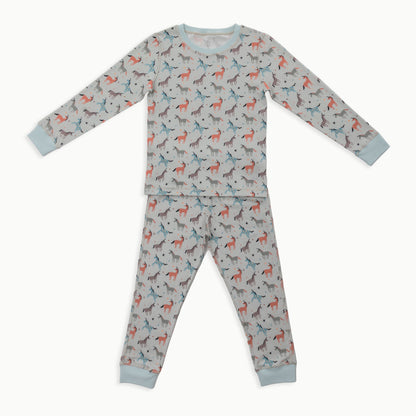 Organic Cotton Long-Sleeve Pajamas | Unicorn