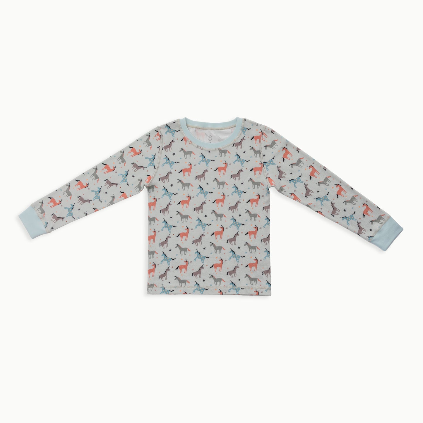Organic Cotton Long-Sleeve Pajamas | Unicorn