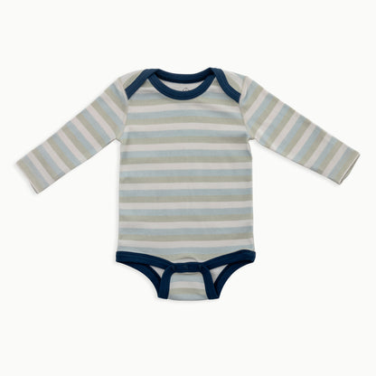 Organic Cotton Baby Long Sleeve Bodysuit, 2-Pack | Woodland + Striped