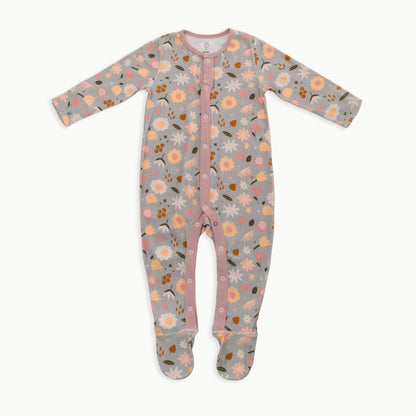 Baby Sleeper, 2-Pack | Flowers + Solid Pink