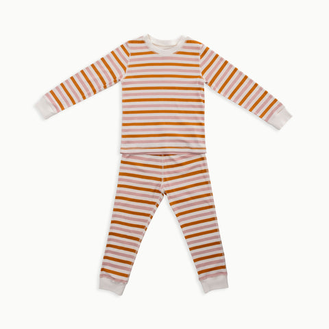 Organic Cotton Long-Sleeve Pajamas | Striped