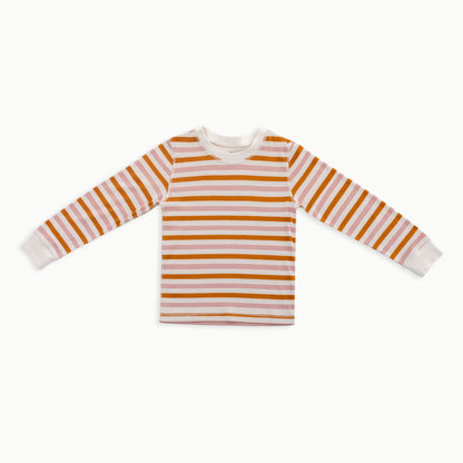 Organic Cotton Long-Sleeve Pajamas | Striped