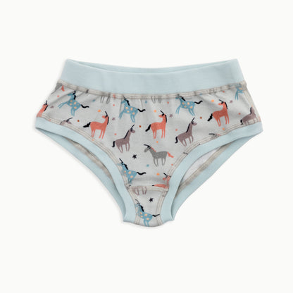 Organic Cotton Girls' Briefs Multi-pack | 5 colors