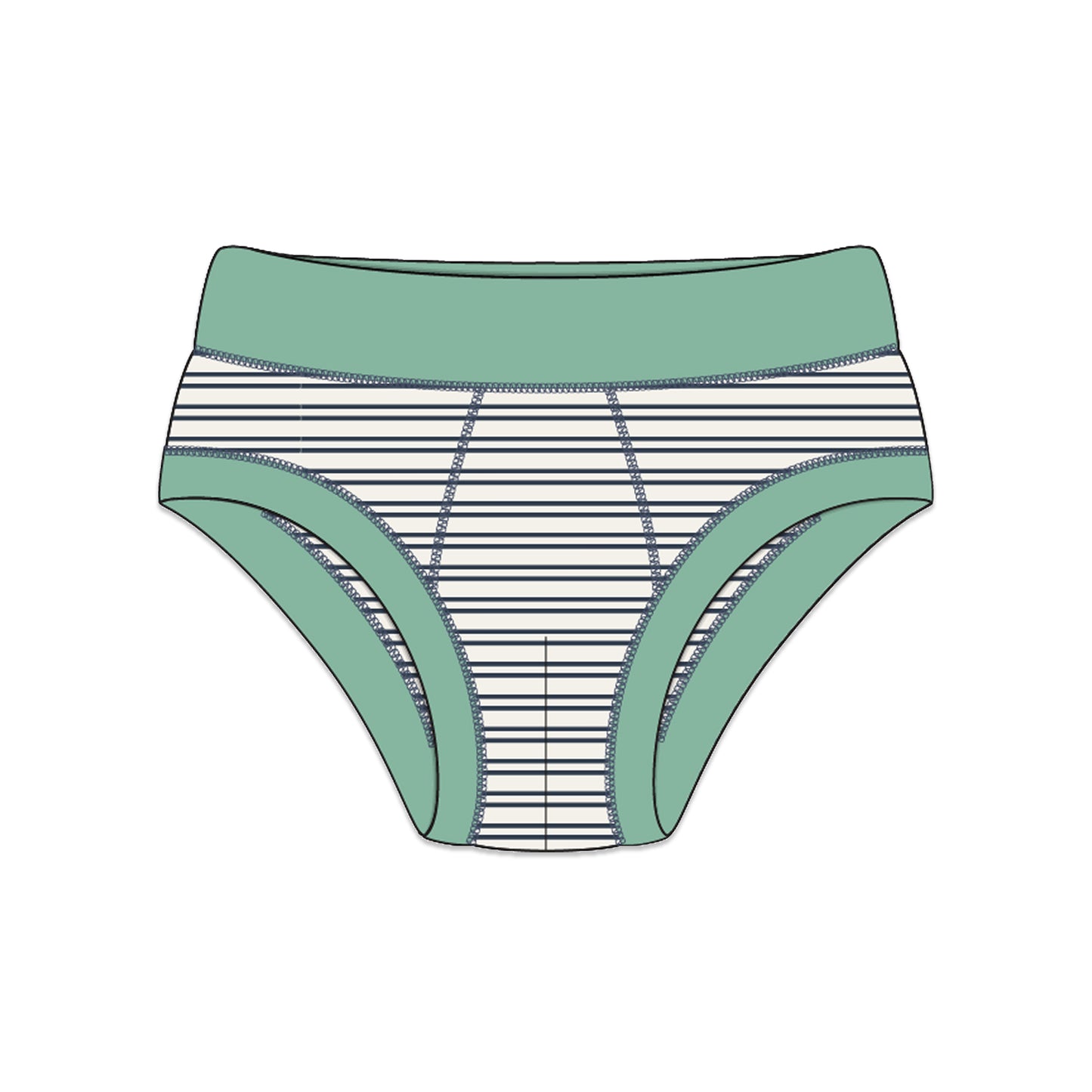 PREORDER | Organic Cotton Boy Briefs | Multi-pack | 5 colors | Stars & Leaves