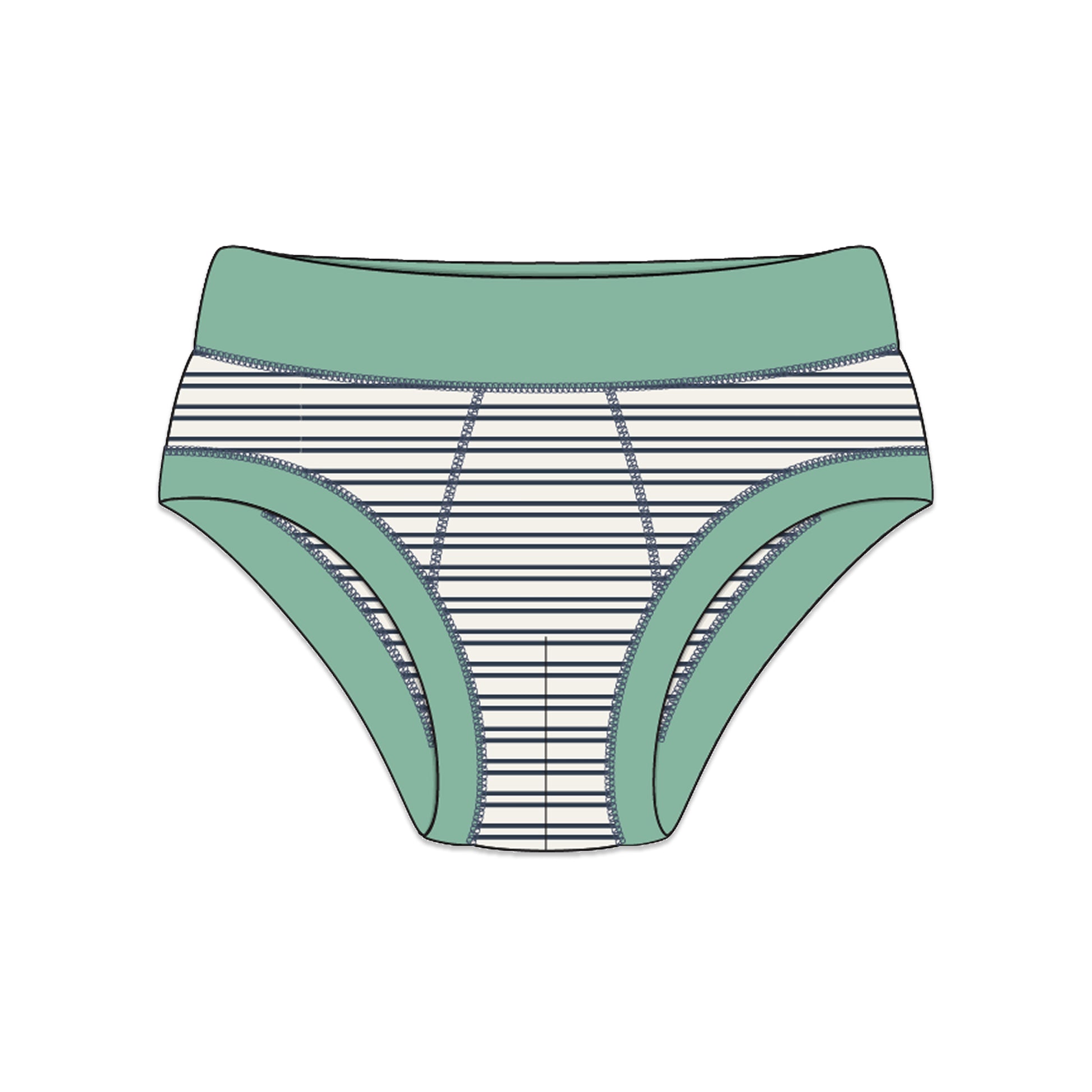 PREORDER | Organic Cotton Boy Briefs | Multi-pack | 5 colors | Stars & Leaves