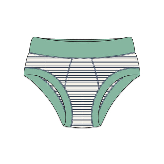 PREORDER | Organic Cotton Boy Briefs | Multi-pack | 5 colors | Stars & Leaves