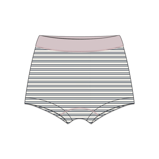 PREORDER | Organic Cotton Boy Short Briefs for Girls | Multi-pack | 5 colors | Berry Hues