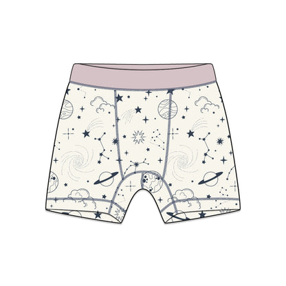 PREORDER | Organic Cotton Boy Boxer Briefs | Multi-pack | 5 colors | Stars & Leaves