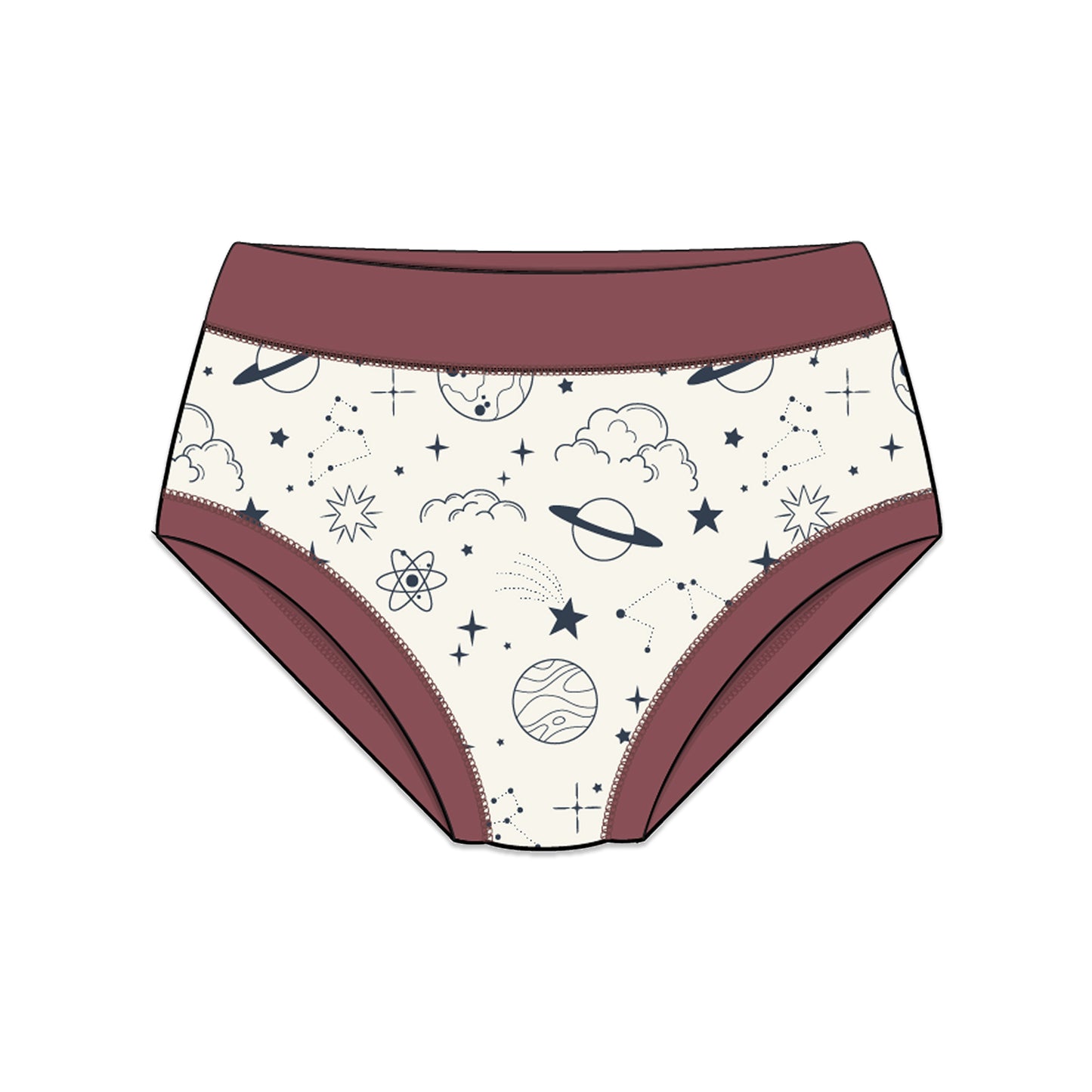 PREORDER | Organic Cotton Girls' Briefs Multi-pack | 5 colors | Berry Hues