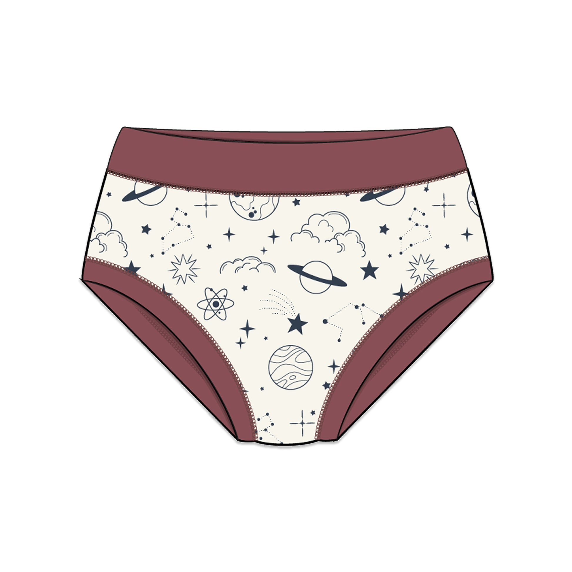 PREORDER | Organic Cotton Girls' Briefs Multi-pack | 5 colors | Berry Hues