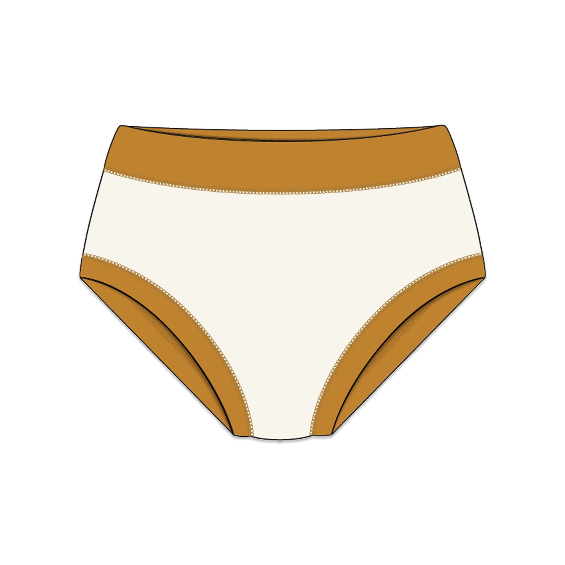 PREORDER | Organic Cotton Girls' Briefs Multi-pack | 5 colors | Leafy Hues