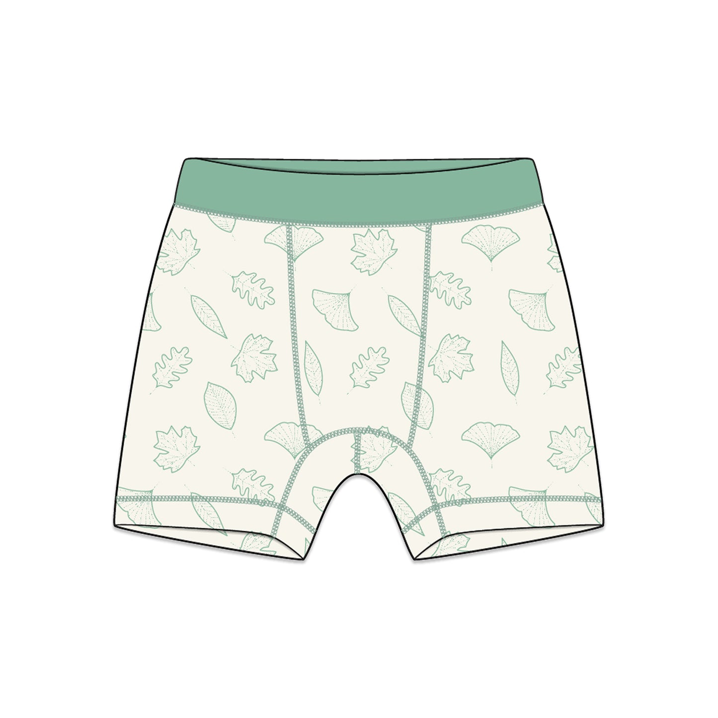 PREORDER | Organic Cotton Boy Boxer Briefs | Multi-pack | 5 colors | Stars & Leaves